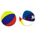 Logo Branded Sport Series Beach Ball Stress Reliever