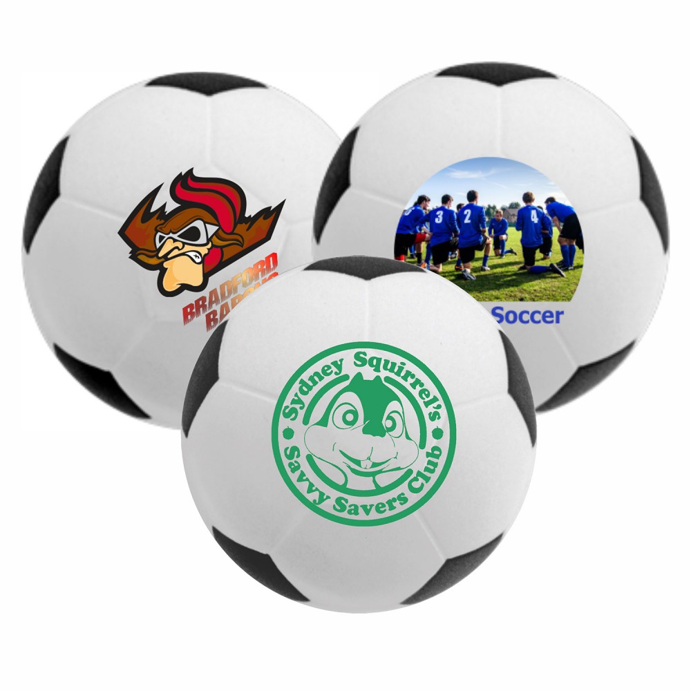 Foam Stress Reliever Soccer with Logo