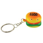 Hamburger Stress Reliever Key Chain(close out) with Logo