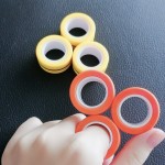Logo Branded Press Reduce Toy Fingertip Ring