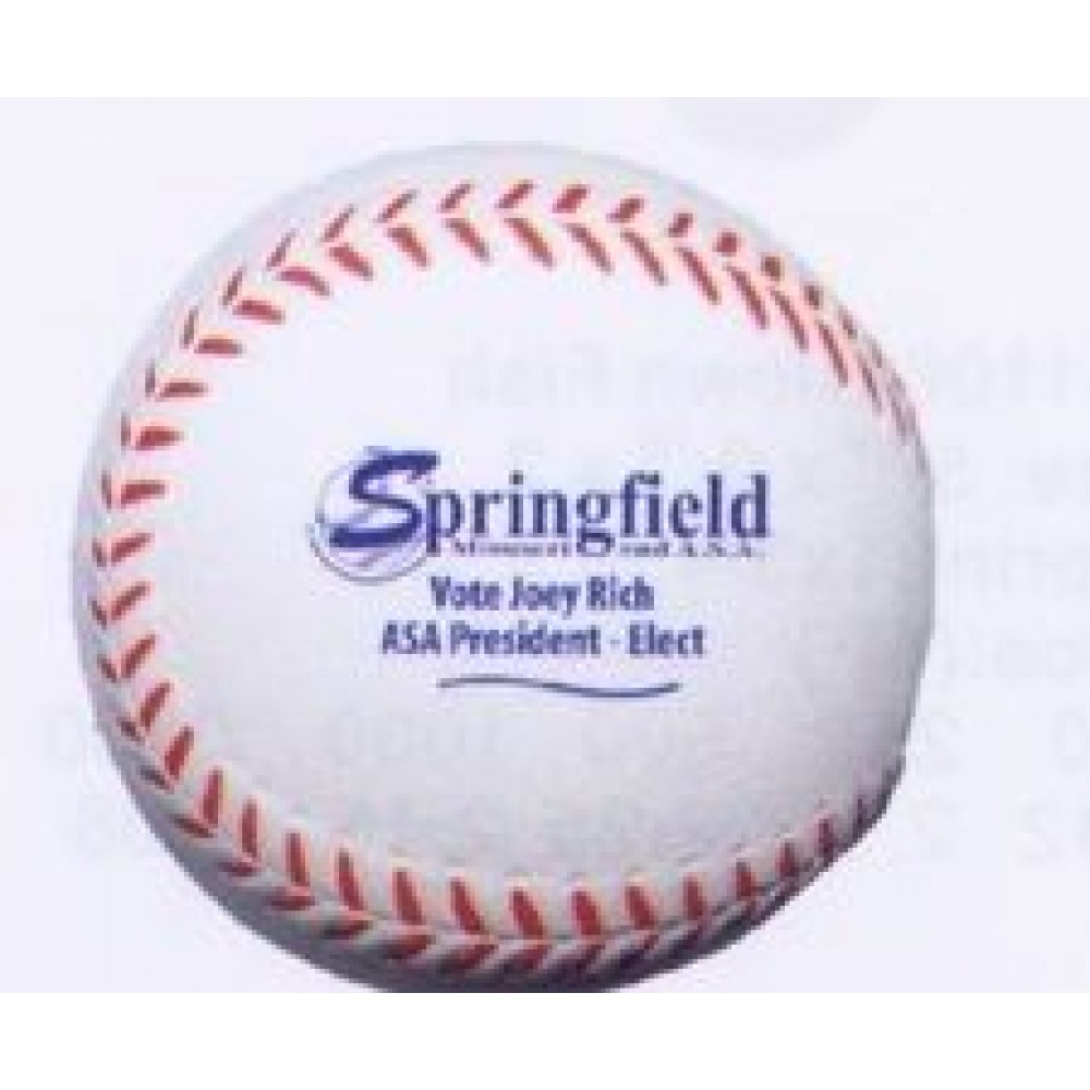 Custom Sport Series Real Size Baseball Stress Reliever