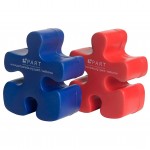 Logo Branded Puzzle Piece Squeezies Stress Reliever