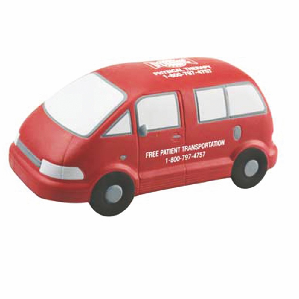 Custom Imprinted Mini Van Shape Car Stress Reliever Toys Custom Imprinted Mini Van Shape Car Stress Reliever Toys