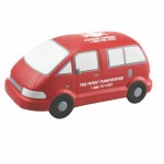 Custom Imprinted Mini Van Shape Car Stress Reliever Toys