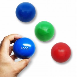 Logo Branded Round Foam Ball Stress Reliever  Logo Branded Round Foam Ball Stress Reliever