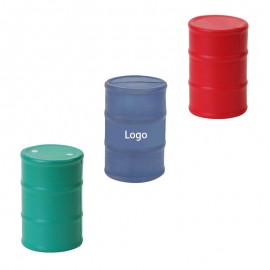 Oil Drum Shape Squeeze Toy Stress Reliever with Logo