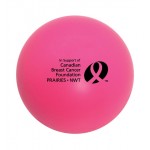 Pink Stress Ball Logo Branded