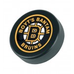 Hockey Puck Stress Reliever - black or pink with Logo