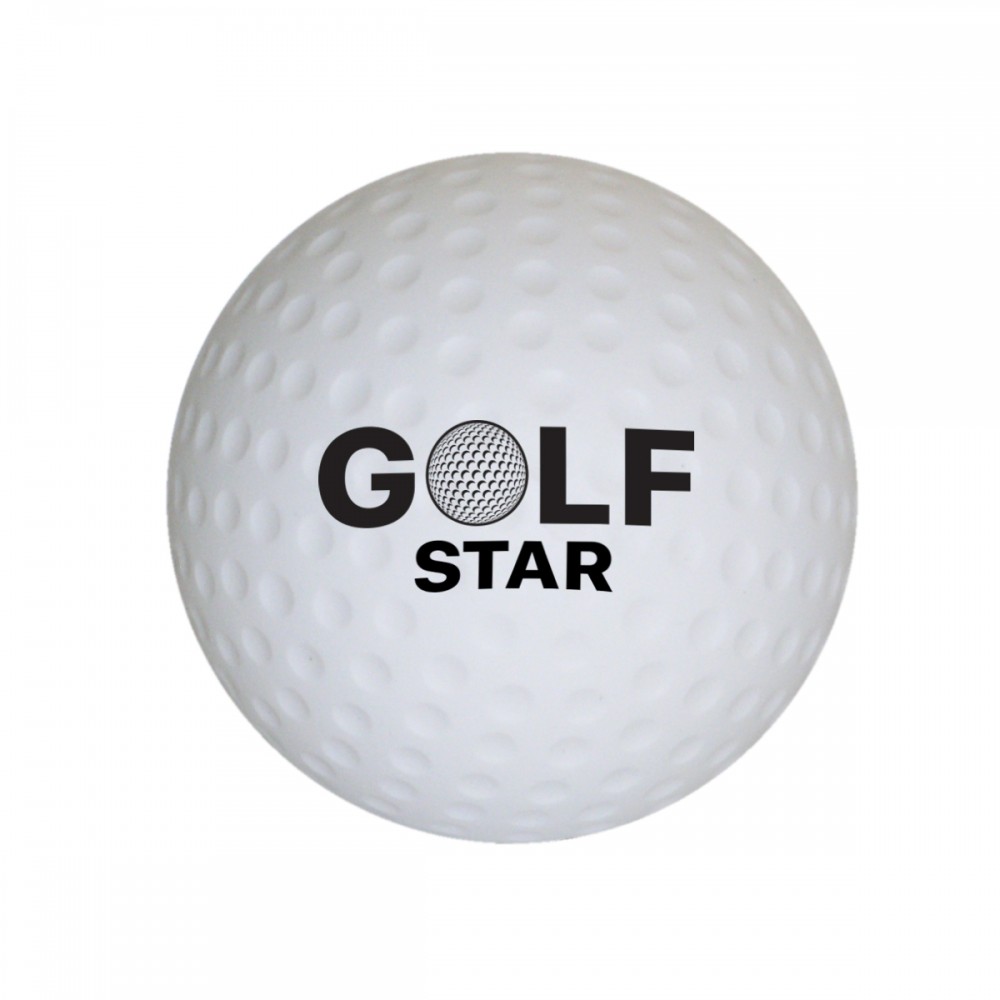 Golf Ball Shape Stress Reliever with Logo