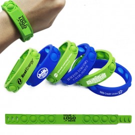 Pop It Bubble Fidget Bracelet with Logo  Pop It Bubble Fidget Bracelet with Logo