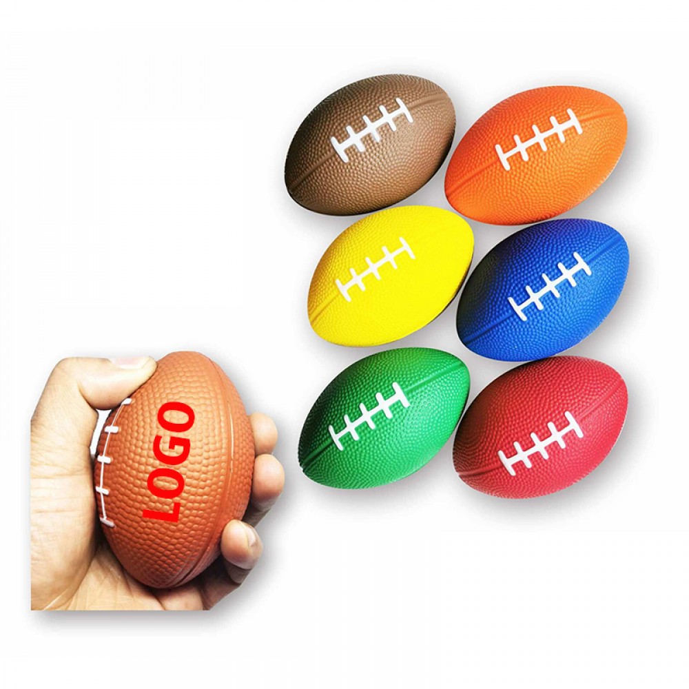 Logo Branded Rugby Reliever Squeezing Ball