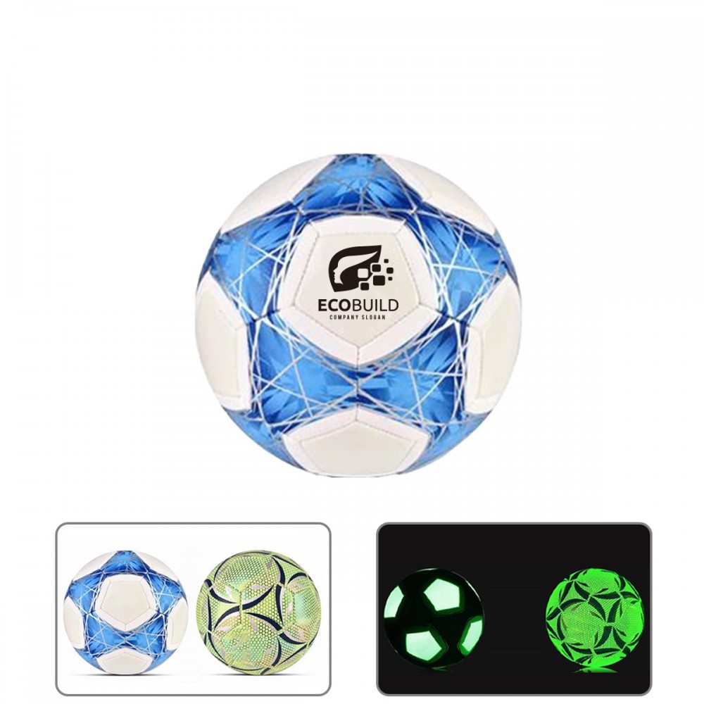 Luminous Glow in The Dark Soccer Ball with Logo