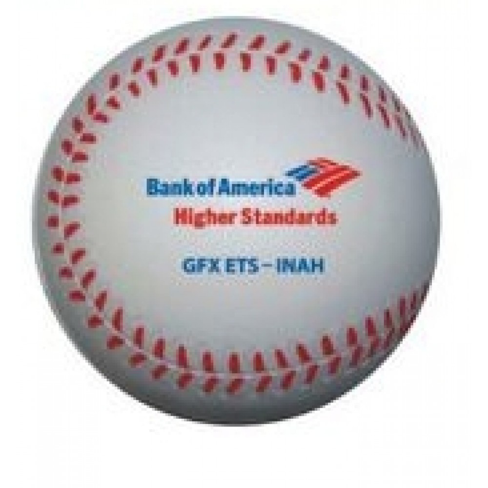 Sport Series Baseball Stress Reliever with Logo