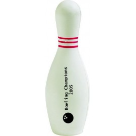 5"x2" Bowling Pin Stress Reliever with Logo