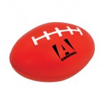 Red Football Stress Ball Custom Printed