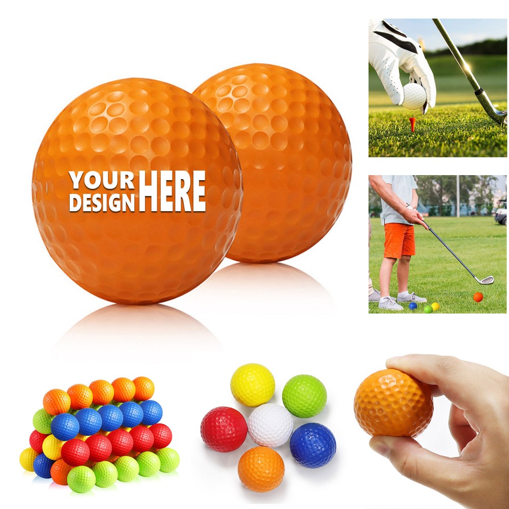 Customized Golf Ball Stress Reliever MOQ 100PCS