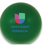 Logo Branded Solid Colored Green Stress Ball