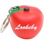 Custom Imprinted Apple Stress Reliever Key Chain