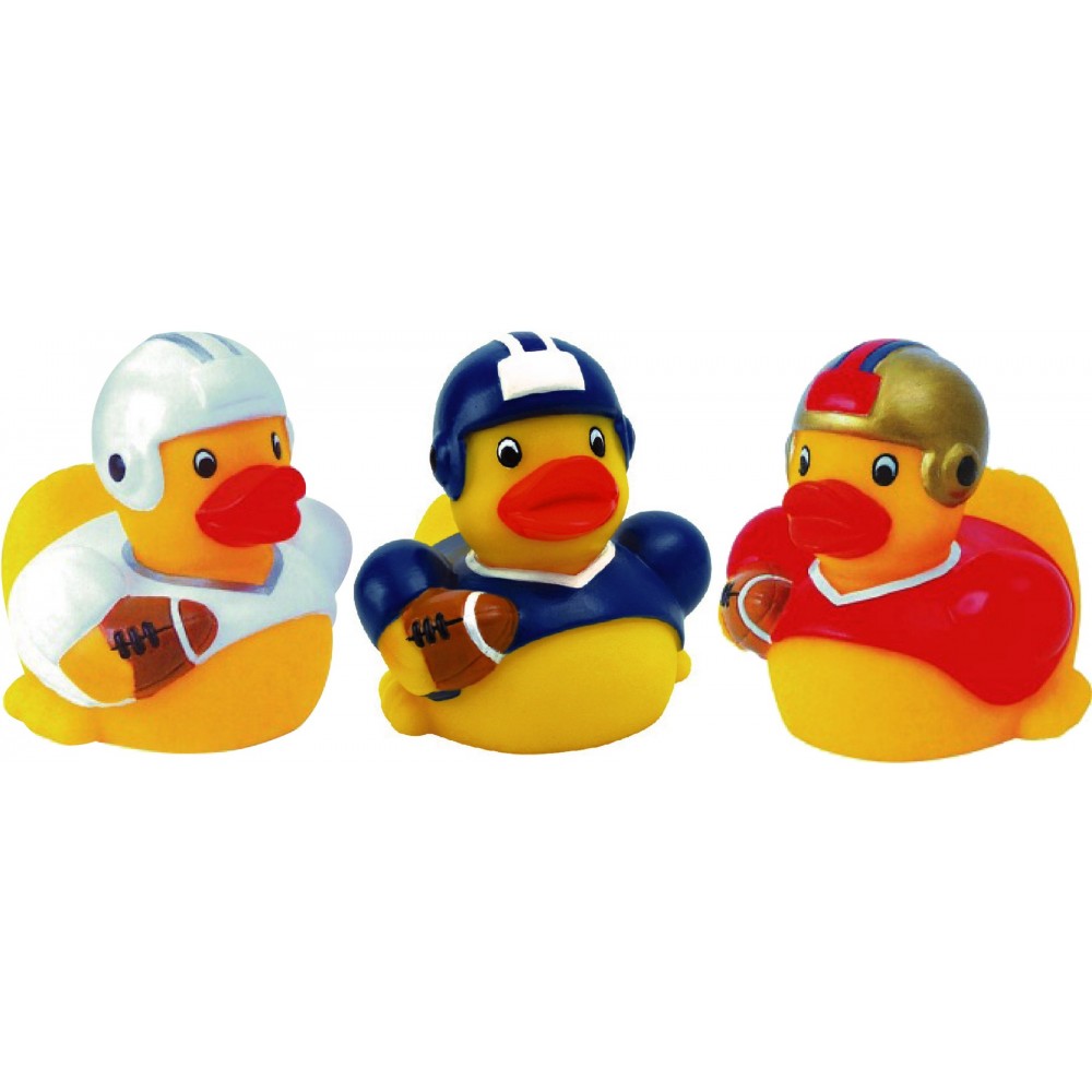 Rubber Football DuckÂ© Toy with Logo