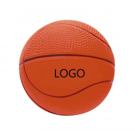 Customized 2.5" Basketball Shaped Stress Ball  Customized 2.5" Basketball Shaped Stress Ball
