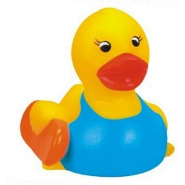 Mini Rubber Surfing Duck© with Logo  Mini Rubber Surfing Duck© with Logo
