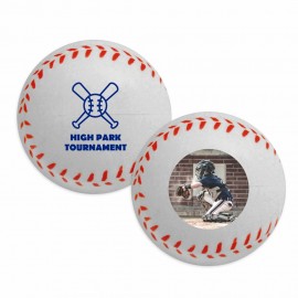 Squishy Squeeze Memory Foam Stress Reliever Baseball with Logo