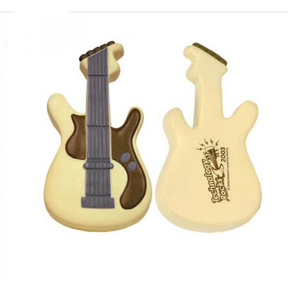 Personalized Guitar Shaped Squeeze Stress Ball