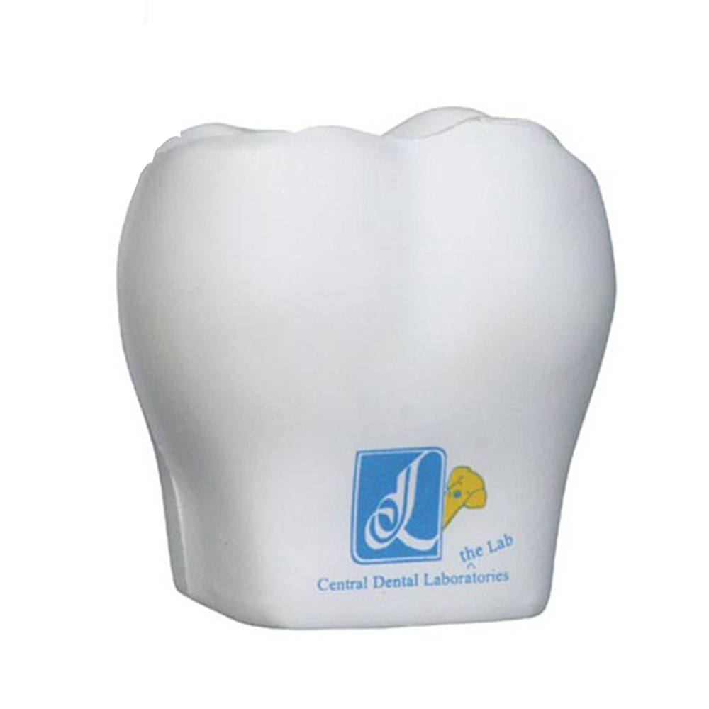 Custom Classic Short Tooth Body Organ Shape Stress Reliever Toy with Logo