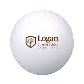 Prime Line Golf Ball Shape Stress Ball with Logo