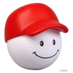 Baseball Mad Cap Stress Reliever with Logo