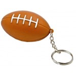 Logo Branded Football Key Chain Stress Reliever Squeeze Toy