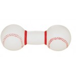 Rubber Baseball Dumbbell Dog Toy with Logo