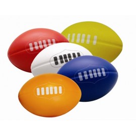Football Shaped PU Stress Foam Ball with Logo  Football Shaped PU Stress Foam Ball with Logo