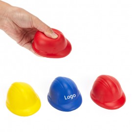 Promotional Creative Safety Helmet Squeeze Toy Stress Reliever