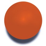 Solid Colored Orange Stress Ball with Logo