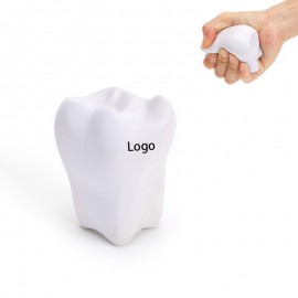 Tooth Shape Squeeze Toy Stress Reliever with Logo  Tooth Shape Squeeze Toy Stress Reliever with Logo