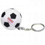 Soccer Ball Stress Reliever Keychain with Logo