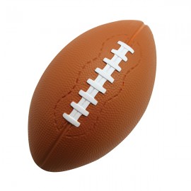 Logo Branded Football Squeezies Stress Reliever (6"x3.5")