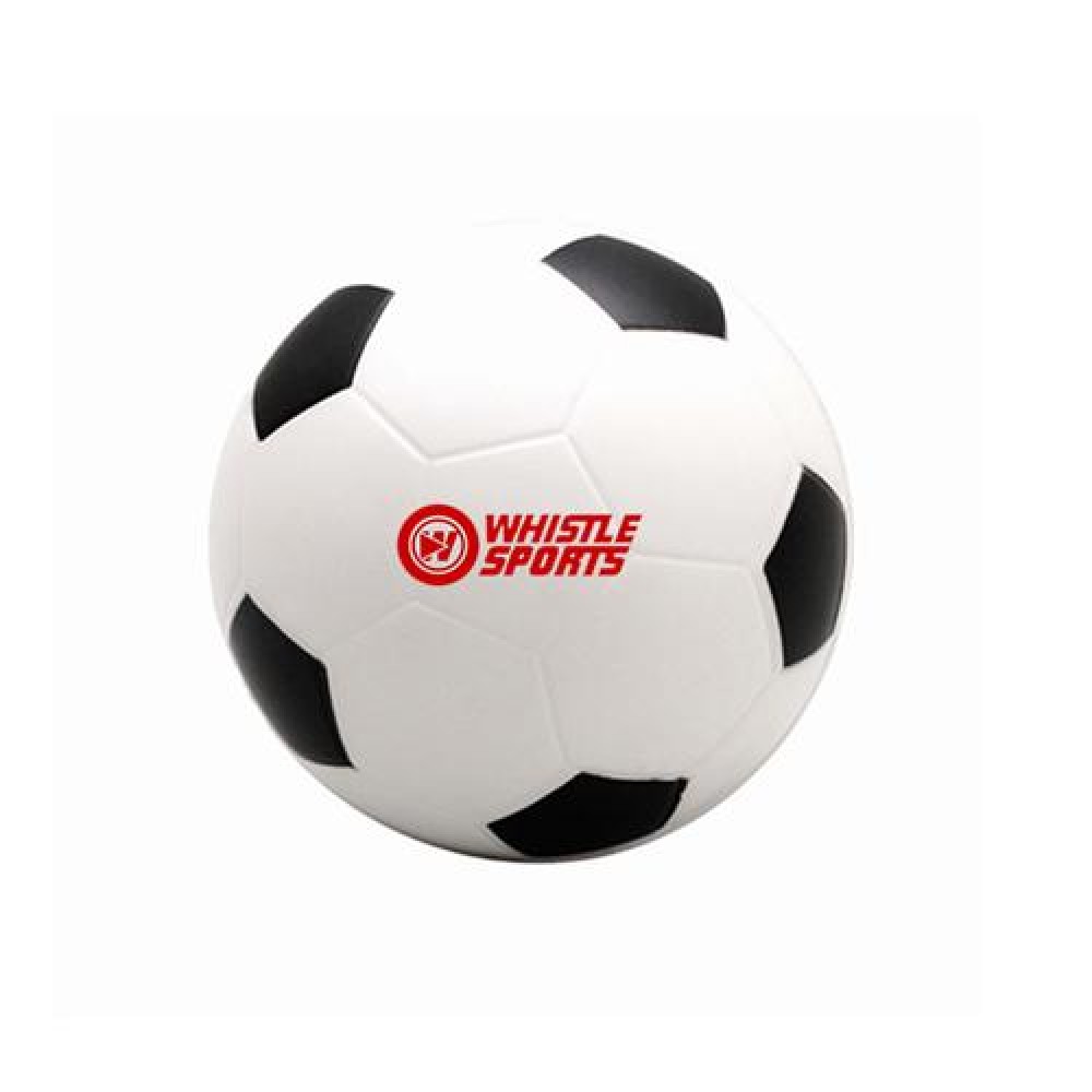 Soccer Shaped Foam Stress Reliever Ball with Logo