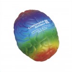 Custom Custom Classic Body Organ Colorful Brain Shape Stress Reliever Toy