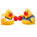 Rubber Dodge Ball Player DuckÂ© Toy with Logo