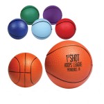 PU Basketball Hand Wrist Exercise Stress Foam Ball Custom Imprinted