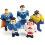 Custom Super Hero Squeeze Toy Stress Reliever with Logo