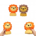 Large Squishy Lion Squeeze Toy Stress Reliever with Logo