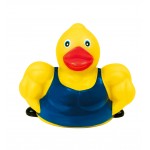 Rubber Mr. Muscles/Workout DuckÂ© Toy with Logo