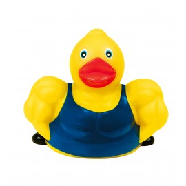 Rubber Mr. Muscles/Workout DuckÂ© Toy with Logo