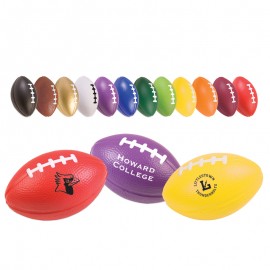 3.5" Small Football Stress Reliever with Logo