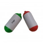 Personalized Creative Capsule Squeeze Toy Stress Reliever with Strap Hole