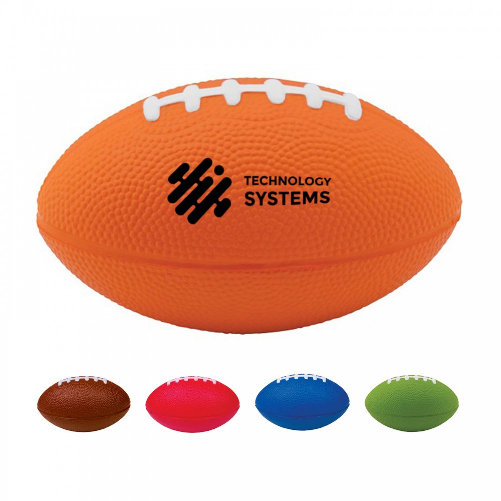 5" Foam Football Stress Reliever with Logo