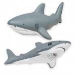 Simulated White Shark Stress Reliever with Logo